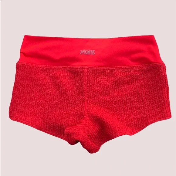 PINK Gym-to-Swim ribbed booty shorts - Picture 2 of 4